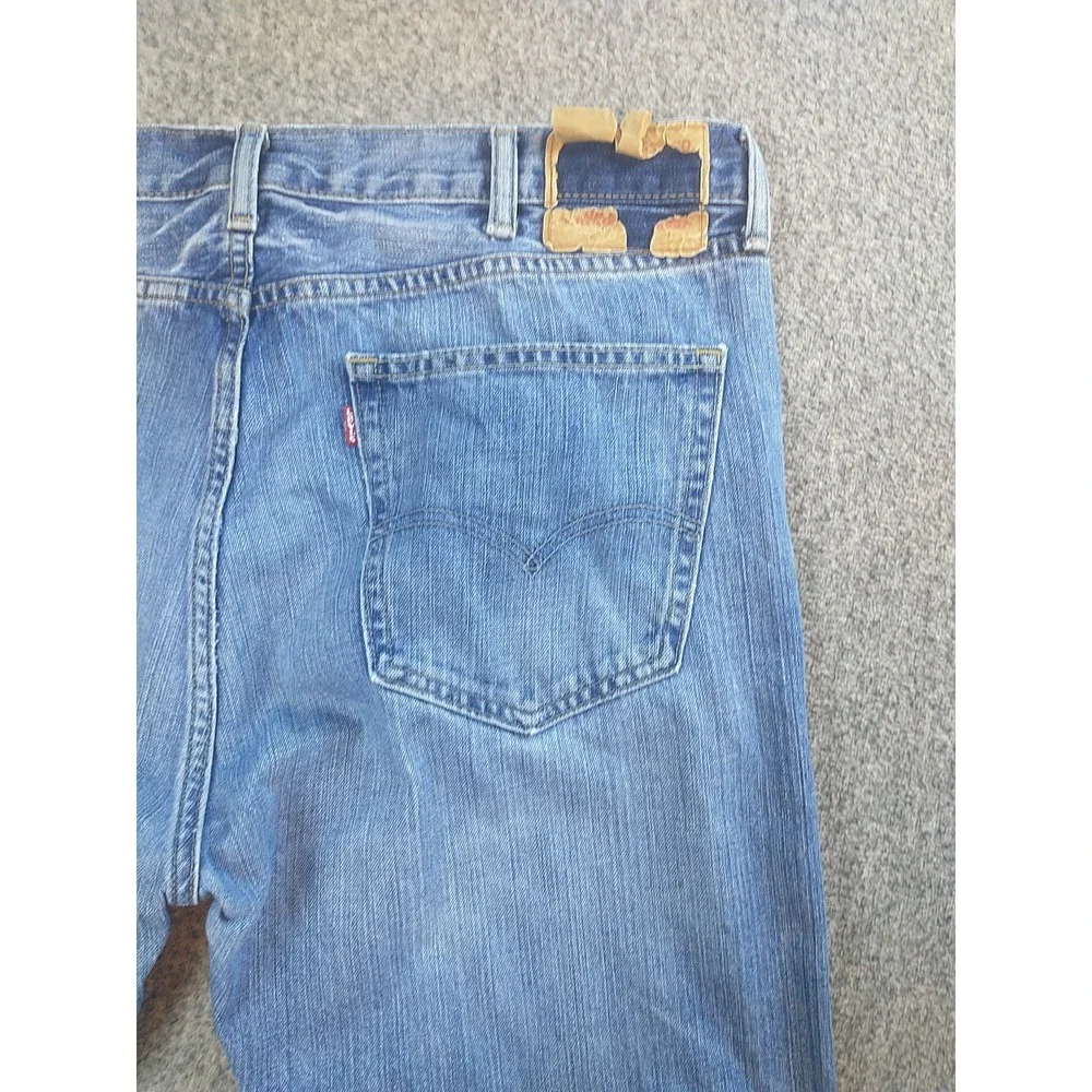Levis 550 Relaxed Fit Jeans Mens 38x27 Blue Medium Wash Tapered Leg Denim Pants